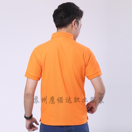 橙色纯棉T恤工作服 ID266-TX