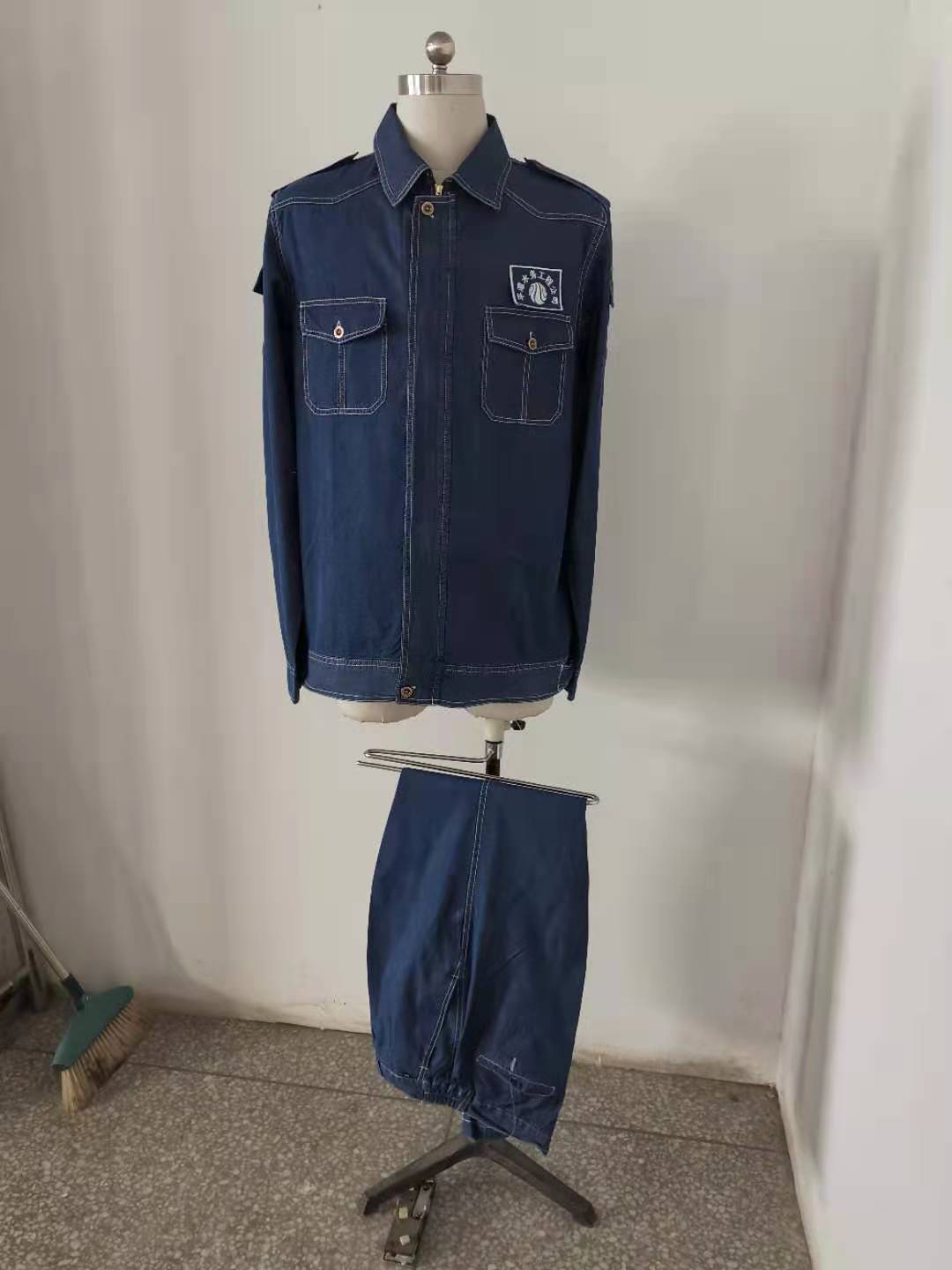 水务工程牛仔工作服 水务工程工作服